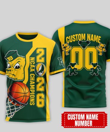 Baylor Bears , Premium Ncaa Court Kings 2026 3D T-Shirt Nth1
