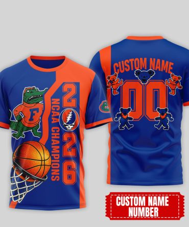 Florida Gators , Premium Ncaa Court Kings 2026 3D T-Shirt Nth1