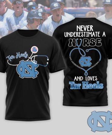 North Carolina Tar Heels , Premium Ncaa Game Day Nurse 3D T-Shirt Nth1