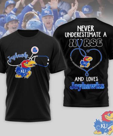 Kansas Jayhawks , Premium Ncaa Game Day Nurse 3D T-Shirt Nth1