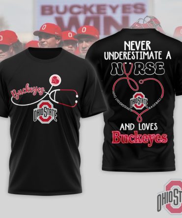 Ohio State Buckeyes , Premium Ncaa Game Day Nurse 3D T-Shirt Nth1