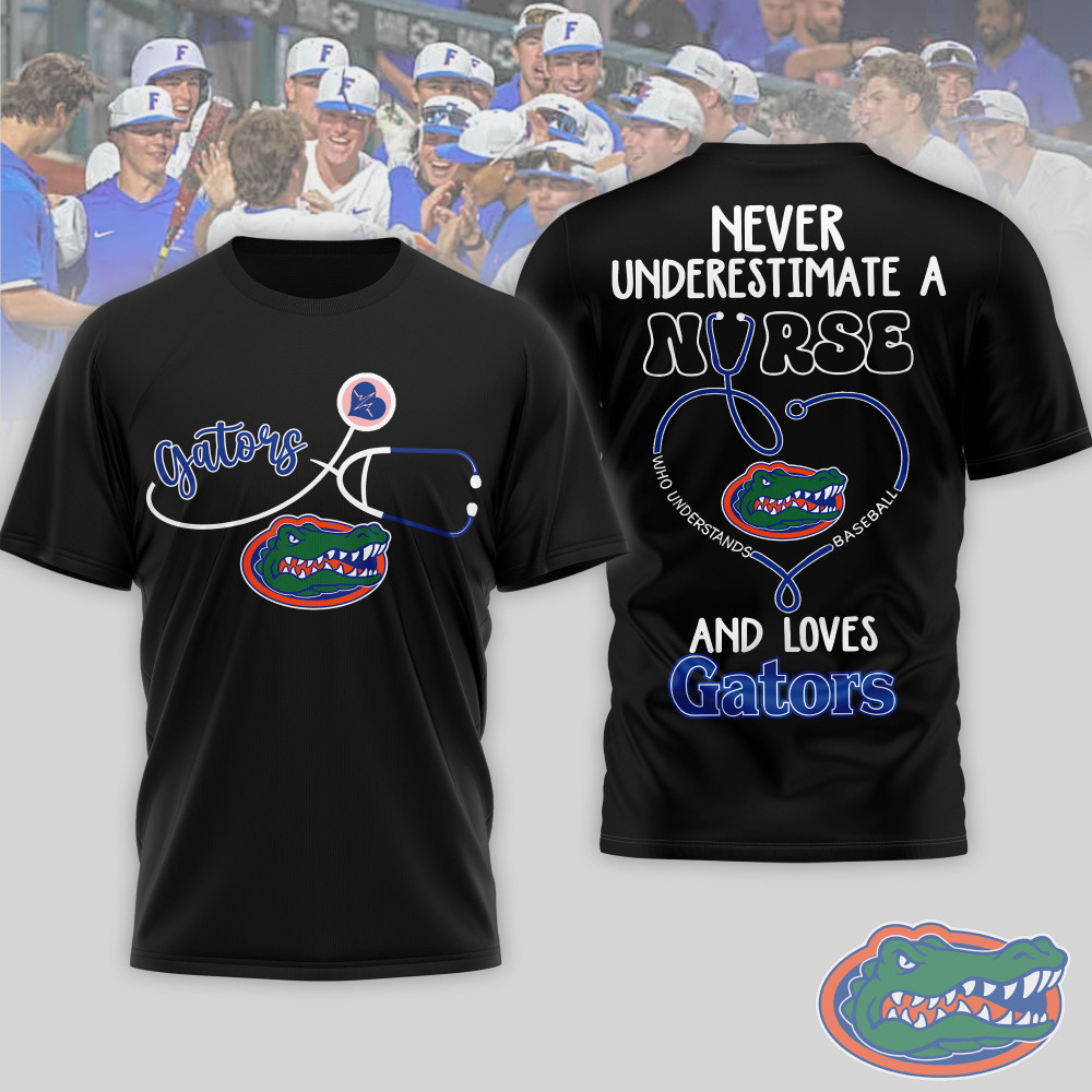 Florida Gators , Premium Ncaa Game Day Nurse 3D T-Shirt Nth1