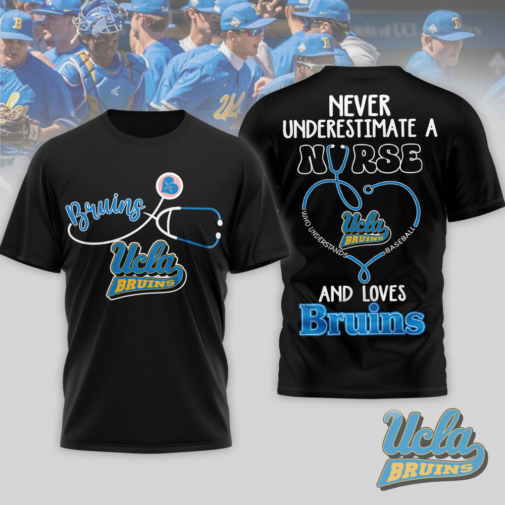 Ucla Bruins , Premium Ncaa Game Day Nurse 3D T-Shirt Nth1