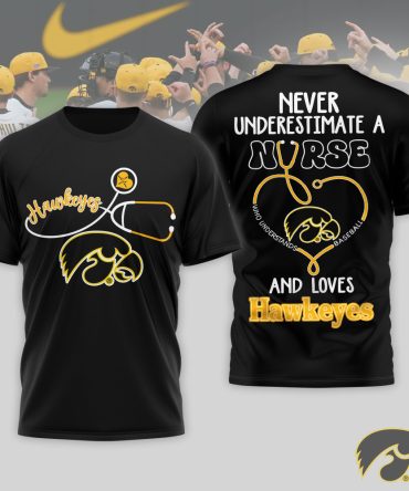 Iowa Hawkeyes , Premium Ncaa Game Day Nurse 3D T-Shirt Nth1