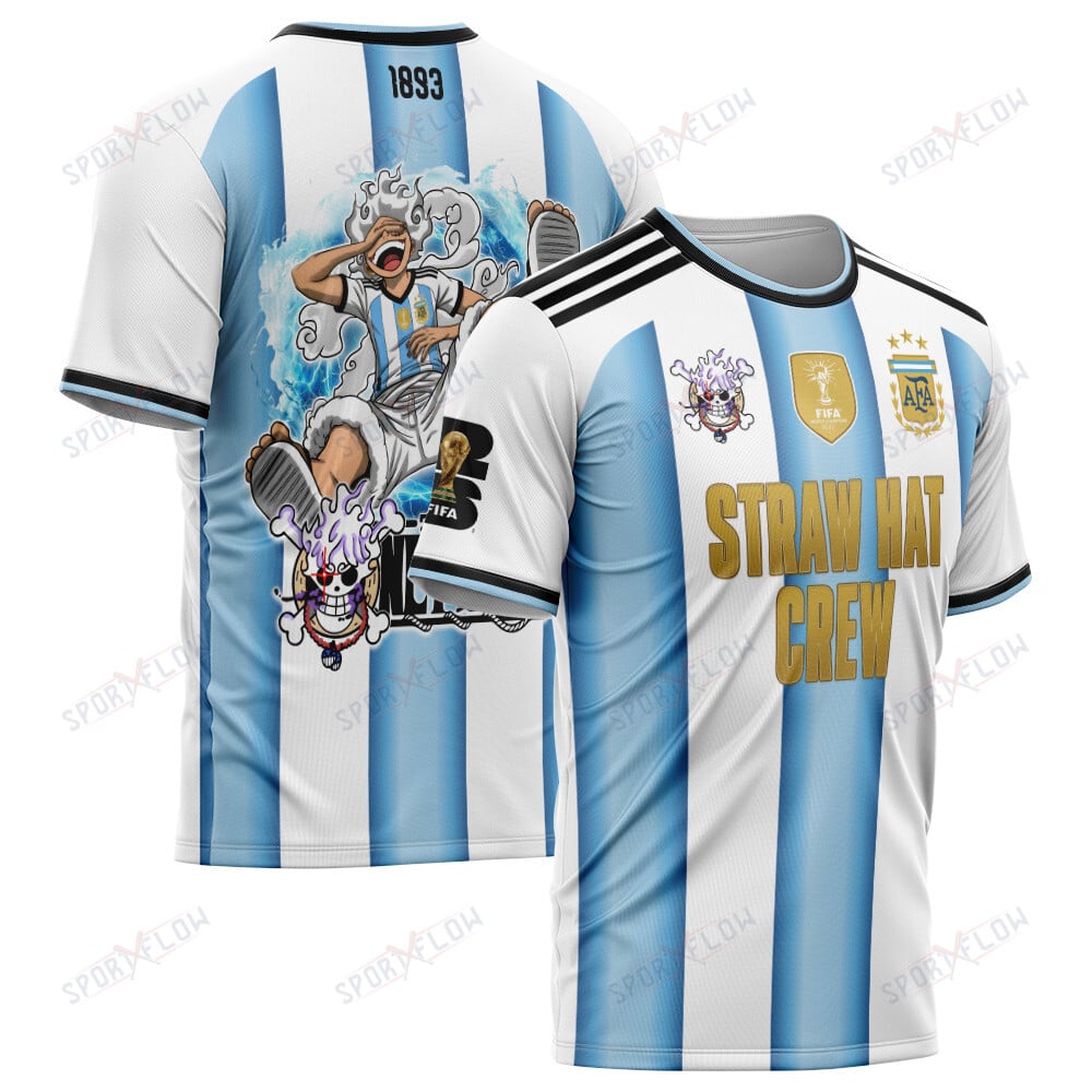 Argentina X Op Sun God Nika Gear 5 World Cup 2026 All Over Print Jersey Shirt Hoodie