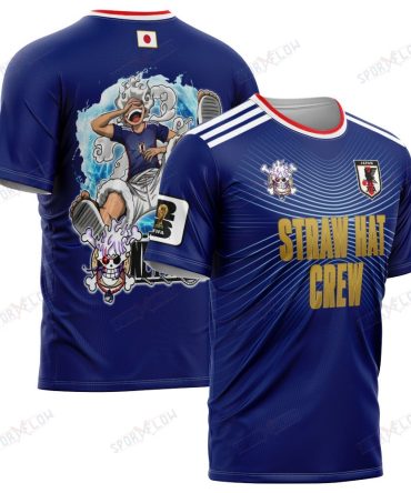 Japan X Op Sun God Nika Gear 5 World Cup 2026 All Over Print Jersey Shirt Hoodie