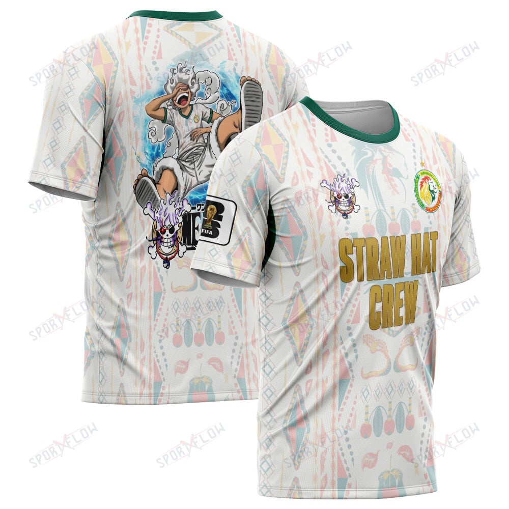 Senegal X Op Sun God Nika Gear 5 World Cup 2026 All Over Print Jersey Shirt Hoodie