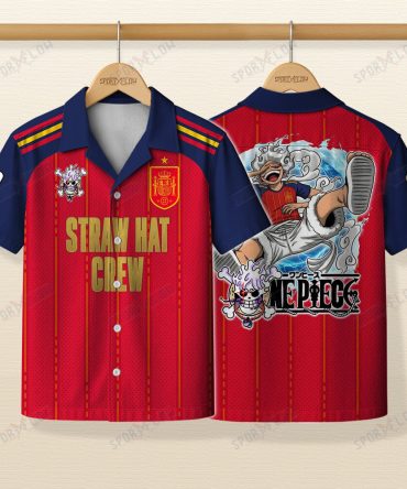 Spain X Op Sun God Nika Gear 5 World Cup 2026 Hawaiian Shirt