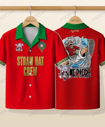 Morocco X Op Sun God Nika Gear 5 World Cup 2026 Hawaiian Shirt