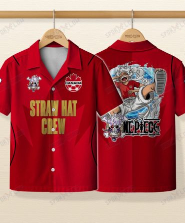 Canada X Op Sun God Nika Gear 5 World Cup 2026 Hawaiian Shirt