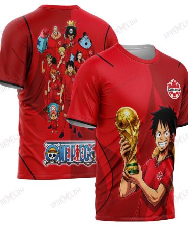 Canada X Op Straw Hat Crew World Cup 2026 Champions All Over Print Jersey Shirt Hoodie