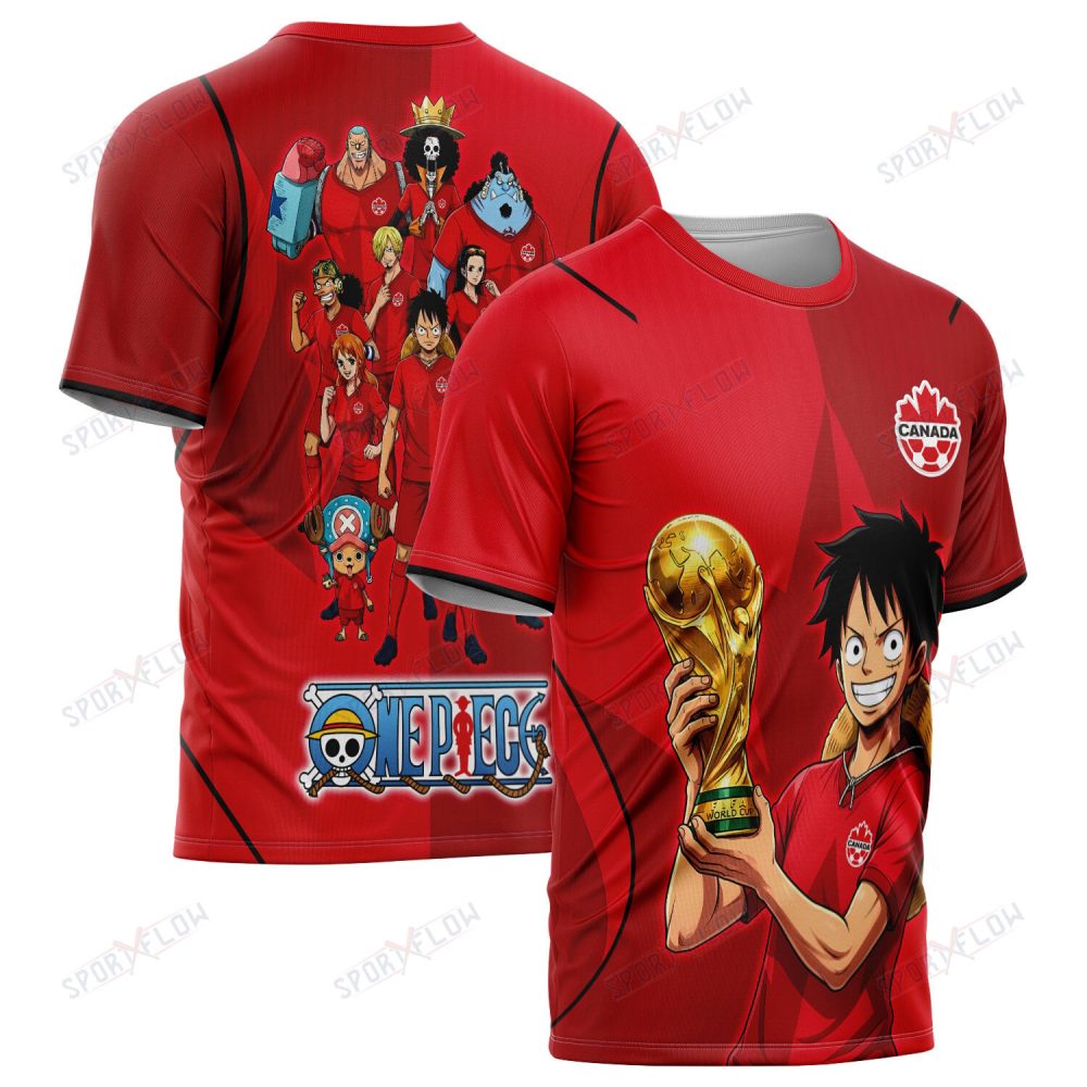 Canada X Op Straw Hat Crew World Cup 2026 Champions All Over Print Jersey Shirt Hoodie