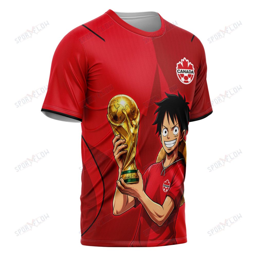Canada X Op Straw Hat Crew World Cup 2026 Champions All Over Print Jersey Shirt Hoodie - Image 2