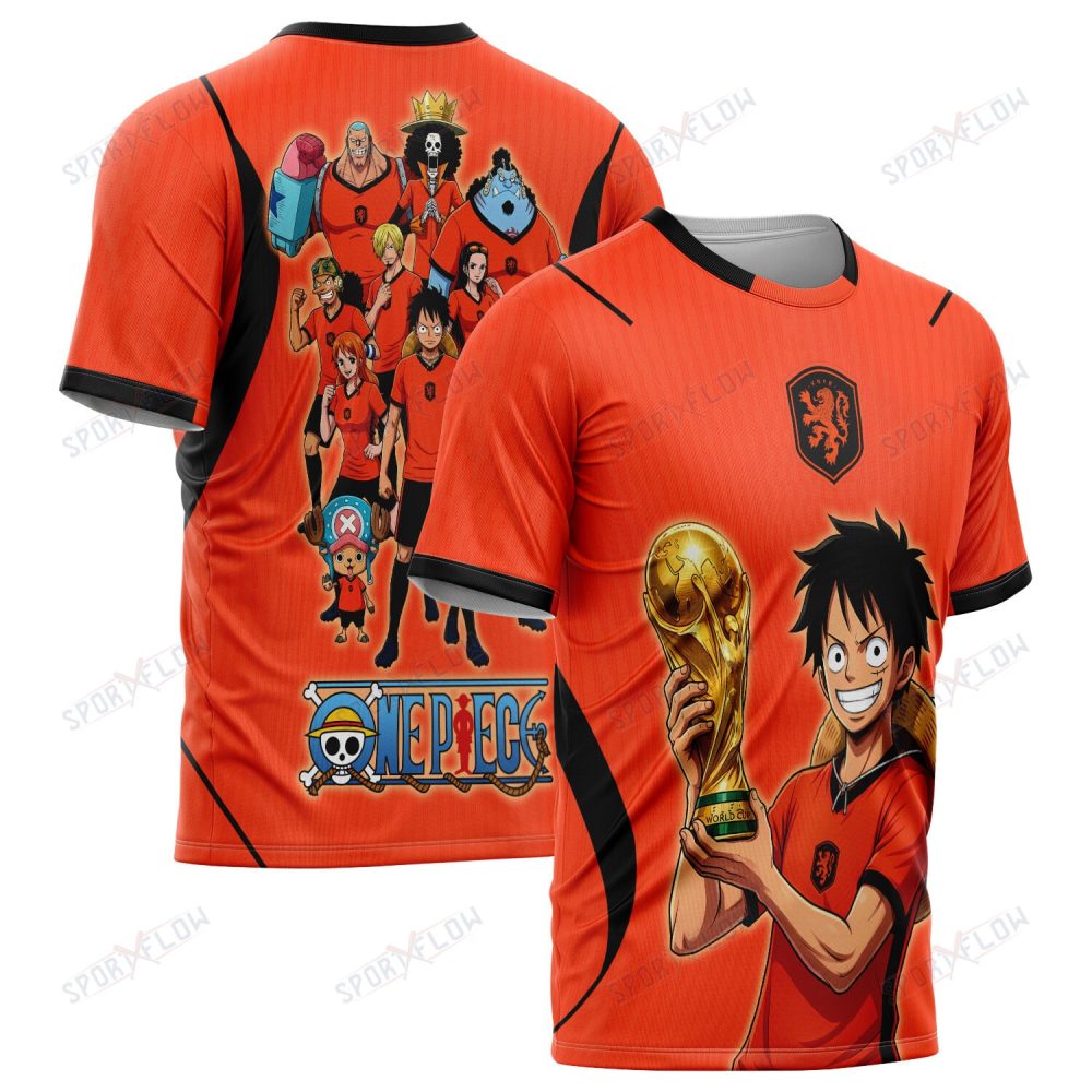 Netherlands X Op Straw Hat Crew World Cup 2026 Champions All Over Print Jersey Shirt Hoodie