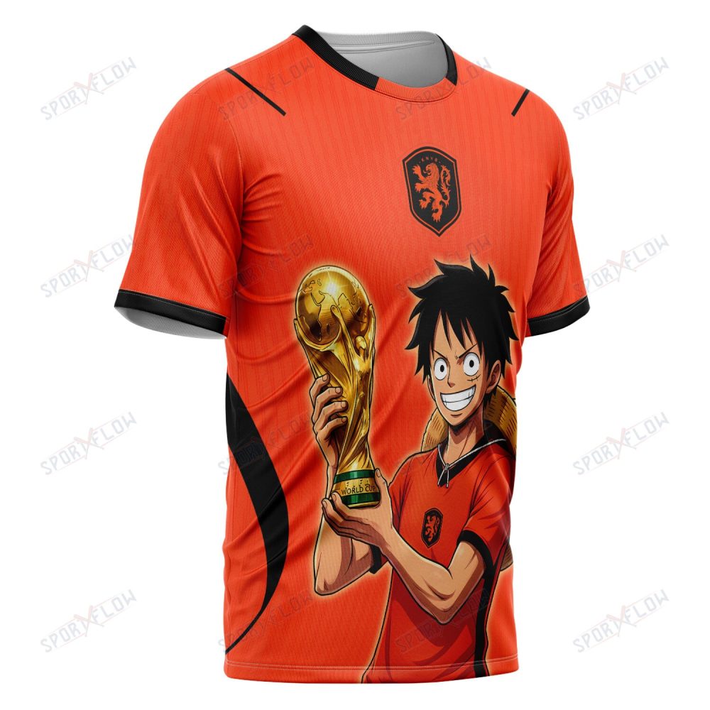 Netherlands X Op Straw Hat Crew World Cup 2026 Champions All Over Print Jersey Shirt Hoodie - Image 2