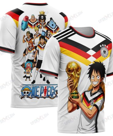 Germany X Op Straw Hat Crew World Cup 2026 Champions All Over Print Jersey Shirt Hoodie