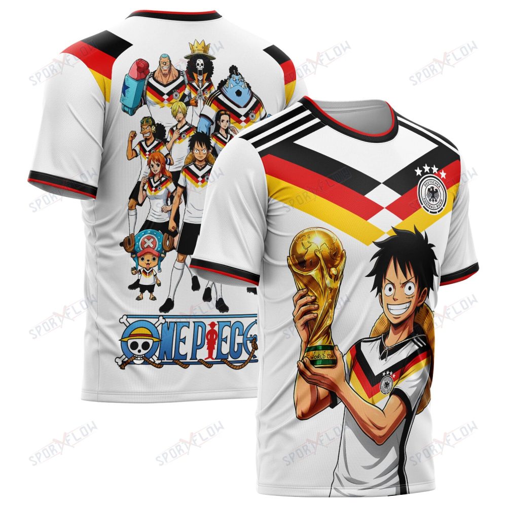 Germany X Op Straw Hat Crew World Cup 2026 Champions All Over Print Jersey Shirt Hoodie