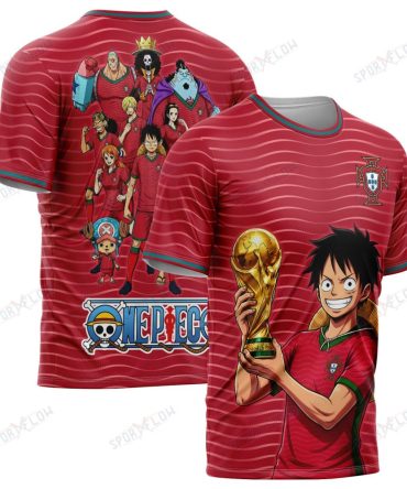 Portugal X Op Straw Hat Crew World Cup 2026 Champions All Over Print Jersey Shirt Hoodie