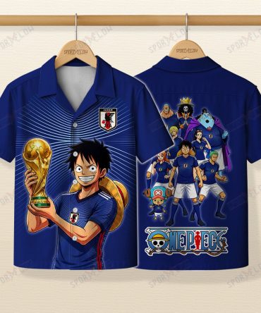 Japan X Op Straw Hat Crew World Cup 2026 Champions Hawaiian Shirt