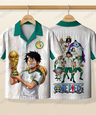 Senegal X Op Straw Hat Crew World Cup 2026 Champions Hawaiian Shirt