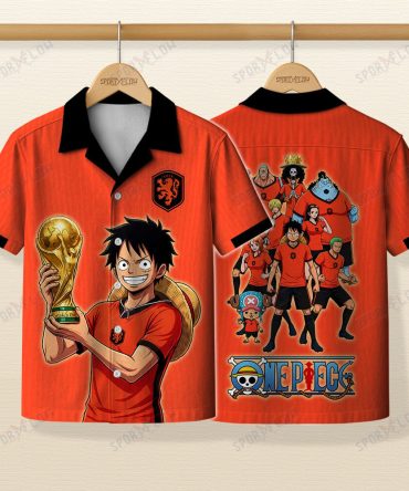 Netherlands X Op Straw Hat Crew World Cup 2026 Champions Hawaiian Shirt