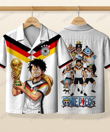 Germany X Op Straw Hat Crew World Cup 2026 Champions Hawaiian Shirt