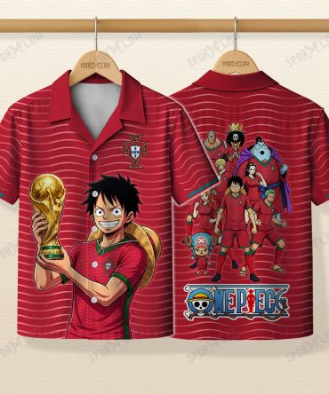 Portugal X Op Straw Hat Crew World Cup 2026 Champions Hawaiian Shirt