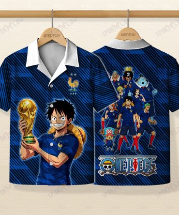 France X Op Straw Hat Crew World Cup 2026 Champions Hawaiian Shirt