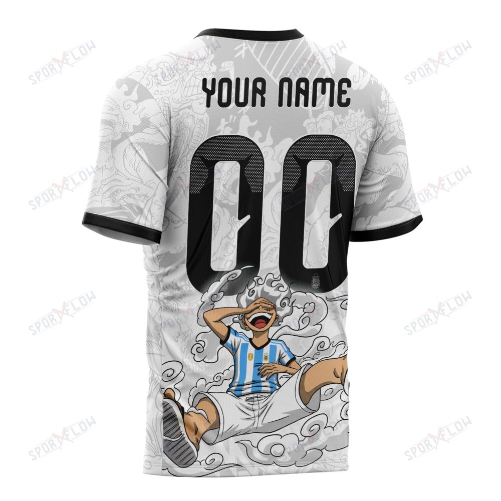 World Cup 2026 Argentina X Op Gear 5 Luffy All Over Print Jersey Shirt Hoodie - Image 3