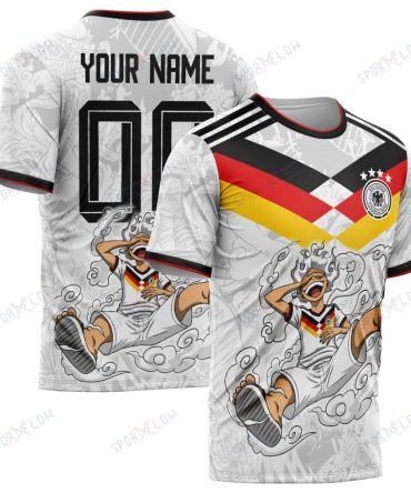 World Cup 2026 Germany X Op Gear 5 Luffy All Over Print Jersey Shirt Hoodie