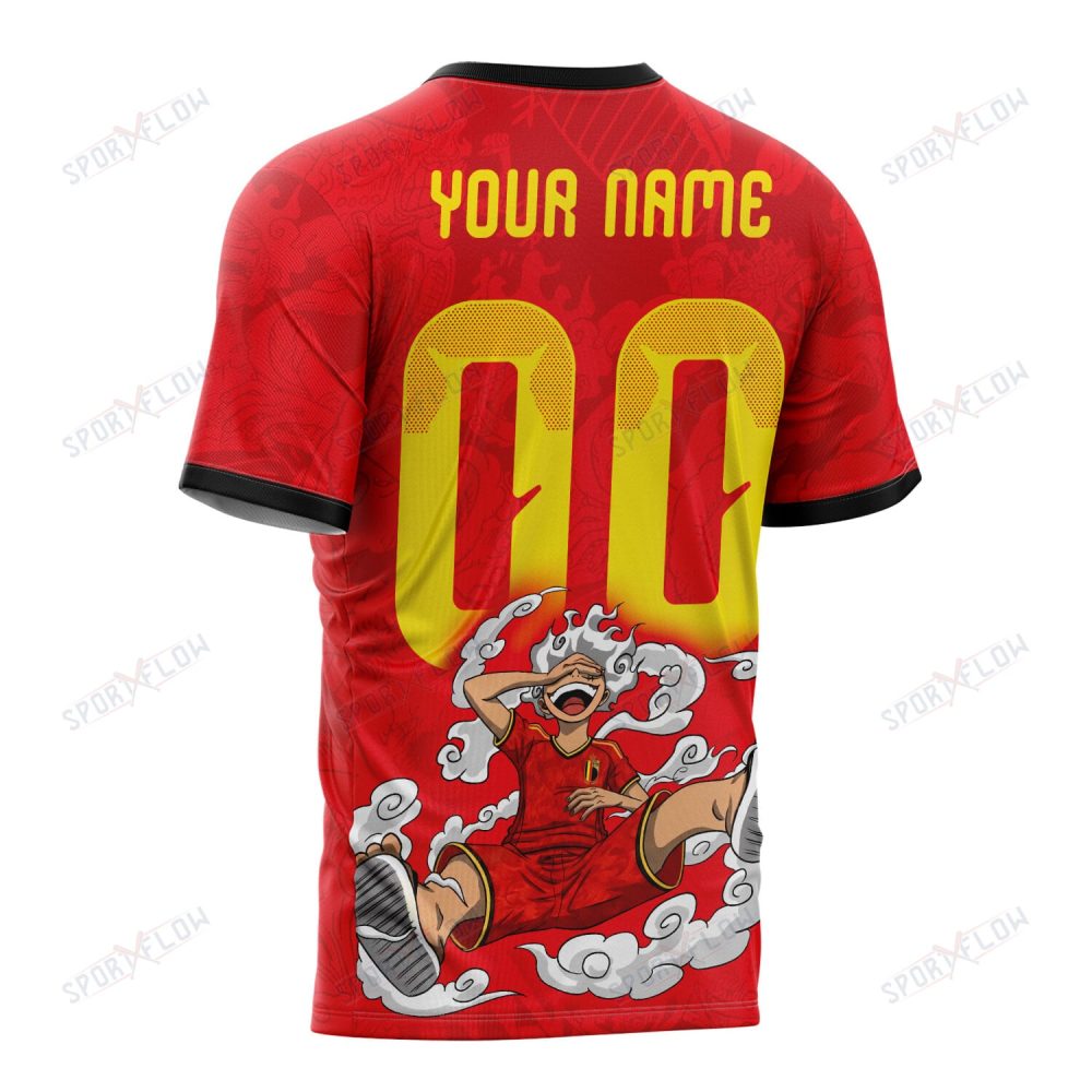 World Cup 2026 Belgium X Op Gear 5 Luffy All Over Print Jersey Shirt Hoodie - Image 3