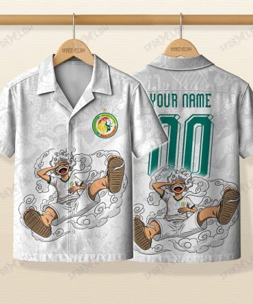 World Cup 2026 Senegal X Op Gear 5 Luffy Hawaiian Shirt