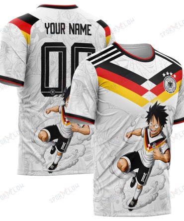 World Cup 2026 Germany X Op Luffy Awakening Tango Smoke All Over Print Jersey Shirt Hoodie