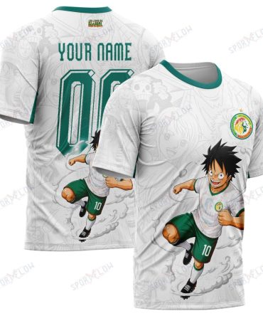 World Cup 2026 Senegal X Op Luffy Awakening Tango Smoke All Over Print Jersey Shirt Hoodie