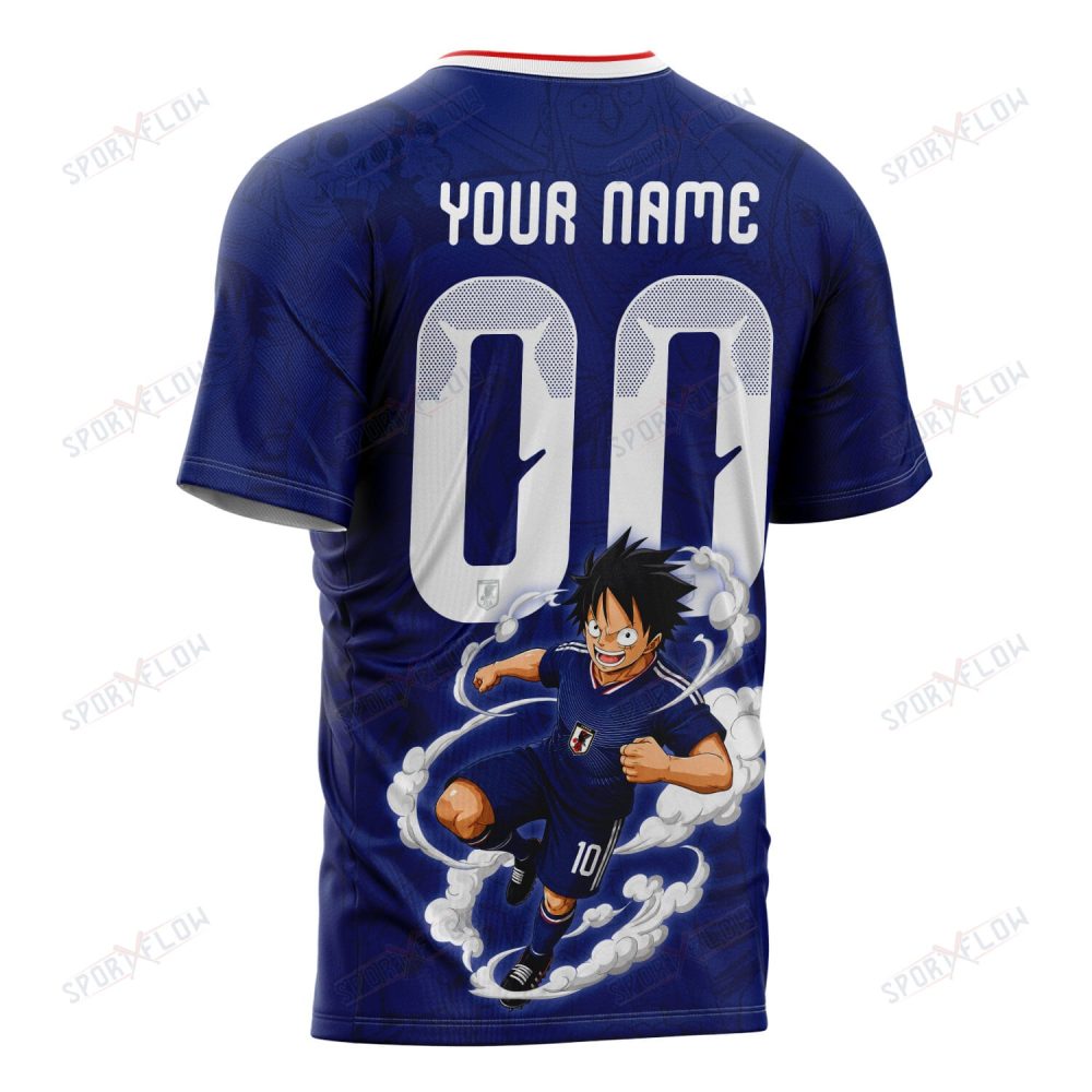 World Cup 2026 Japan X Op Luffy Awakening Tango Smoke All Over Print Jersey Shirt Hoodie - Image 3