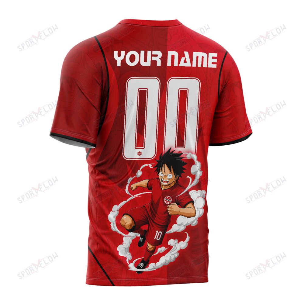 World Cup 2026 Canada X Op Luffy Awakening Tango Smoke All Over Print Jersey Shirt Hoodie - Image 3