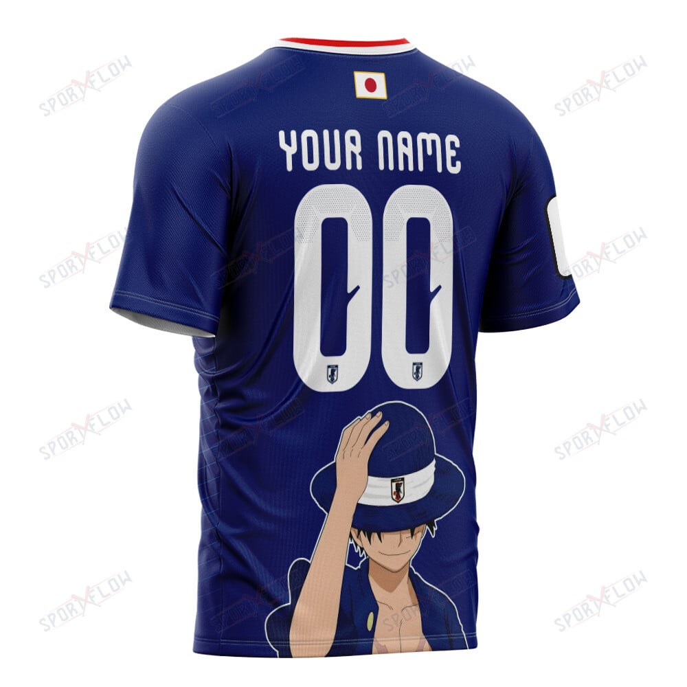 Japan X Op Straw Hat Shogun Captain World Cup 2026 All Over Print Jersey Shirt Hoodie - Image 3