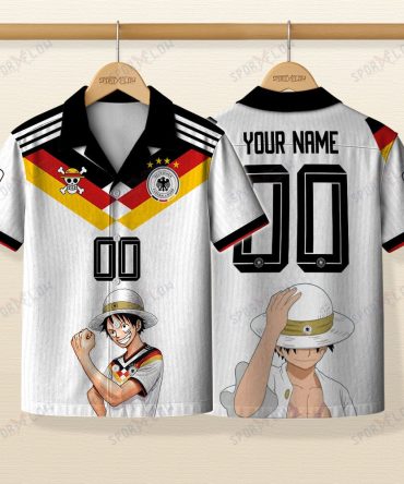 Germany X Op Straw Hat Maestro Captain World Cup 2026 Hawaiian Shirt