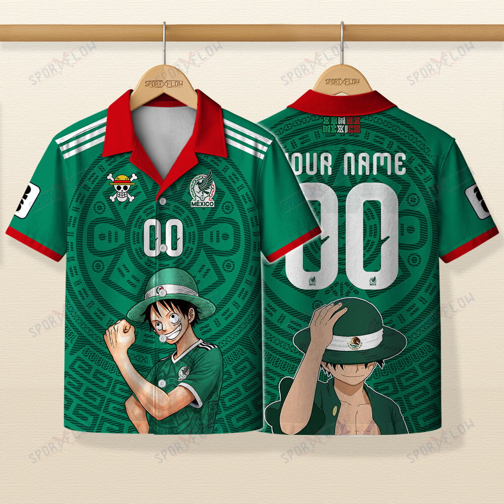Mexico X Op Straw Hat Aztec Captain World Cup 2026 Hawaiian Shirt