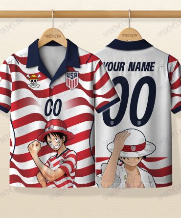 Usa X Op Straw Hat Liberty Captain World Cup 2026 Hawaiian Shirt