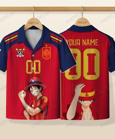 Spain X Op Straw Hat Matador Captain World Cup 2026 Hawaiian Shirt