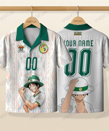 Senegal X Op Straw Hat Teranga Captain World Cup 2026 Hawaiian Shirt