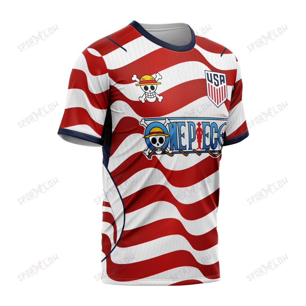 Usa X Op Straw Hat Star-Spangled Era World Cup 2026 All Over Print Jersey Shirt Hoodie - Image 2