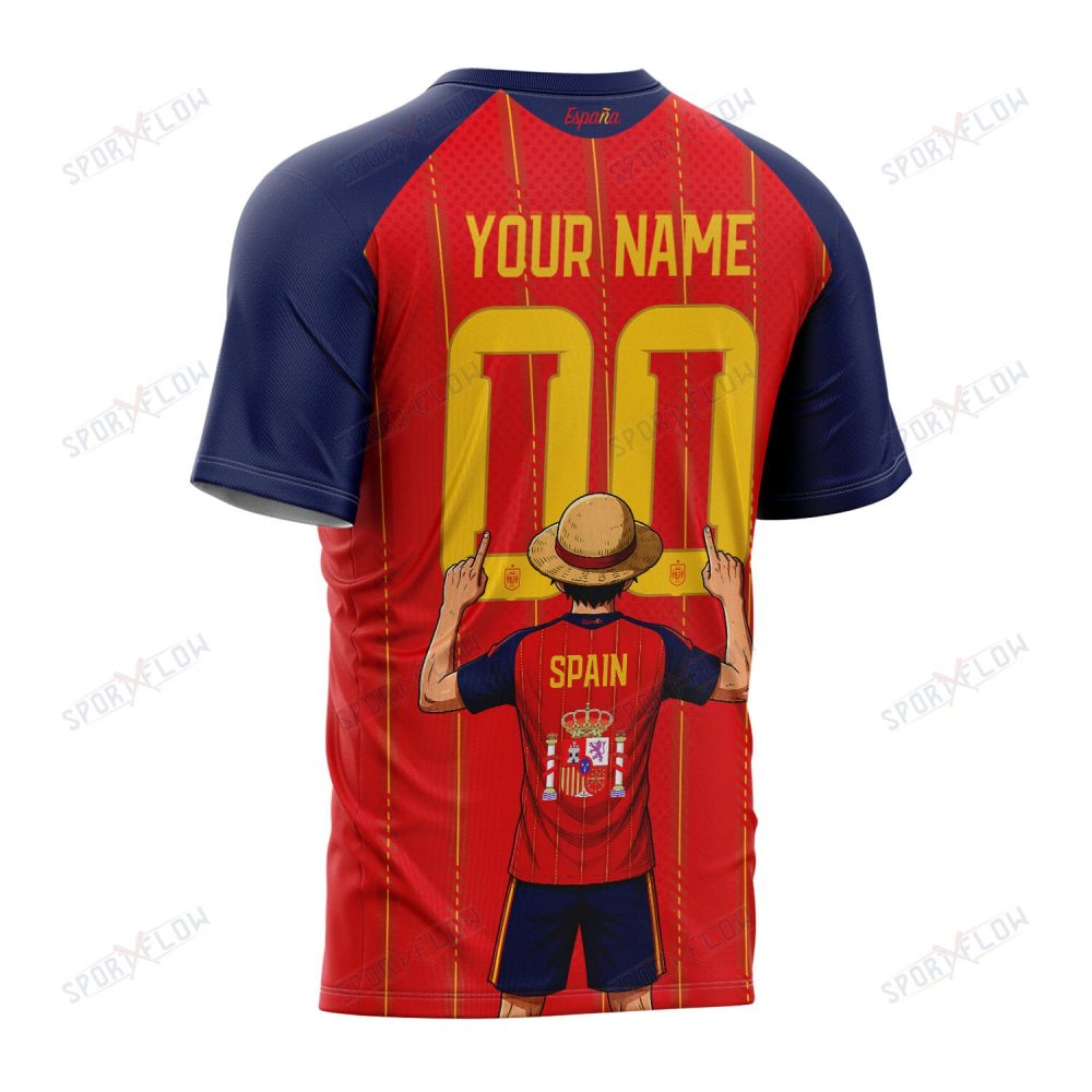 Spain X Op Straw Hat La Roja Era World Cup 2026 All Over Print Jersey Shirt Hoodie - Image 3