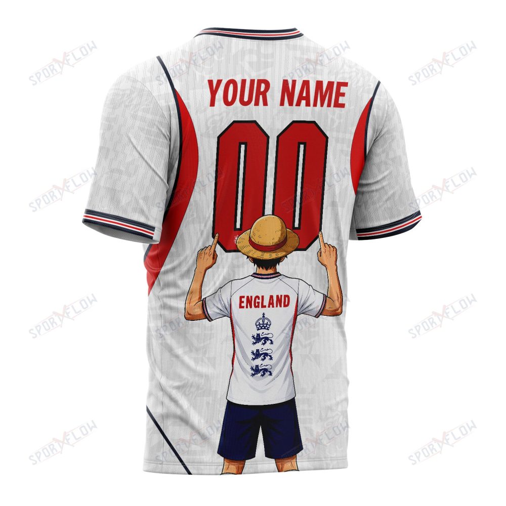 England X Op Straw Hat Three Lions Era World Cup 2026 All Over Print Jersey Shirt Hoodie - Image 3