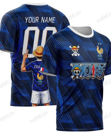 France X Op Straw Hat Les Bleus Era World Cup 2026 All Over Print Jersey Shirt Hoodie