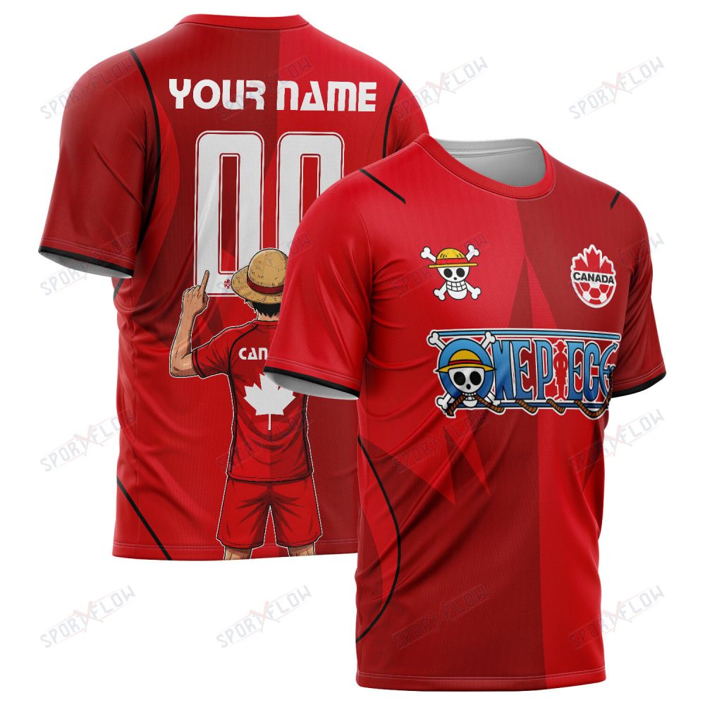 Canada X Op Straw Hat Les Rouges Era World Cup 2026 All Over Print Jersey Shirt Hoodie