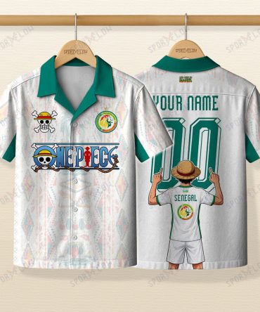 Senegal X Op Straw Hat Teranga Lions Era World Cup 2026 Hawaiian Shirt