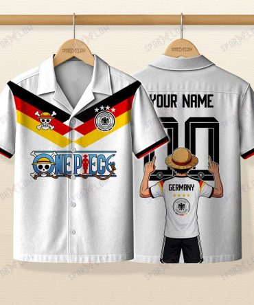 Germany X Op Straw Hat Die Mannschaft Era World Cup 2026 Hawaiian Shirt