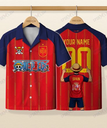 Spain X Op Straw Hat La Roja Era World Cup 2026 Hawaiian Shirt